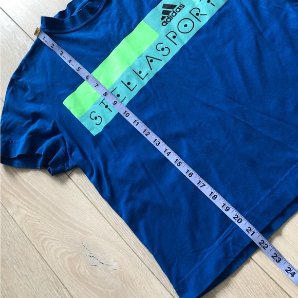 Adidas Stella Sport Logo T Shirt in Blue - Picture 9 of 9
